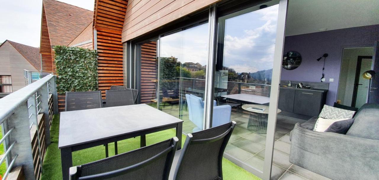 사흘라 라 카네다 Le Coin Cosy Avec Balcon Terrasse Parking Prive Et Linge De Lit Compris 아파트 외부 사진