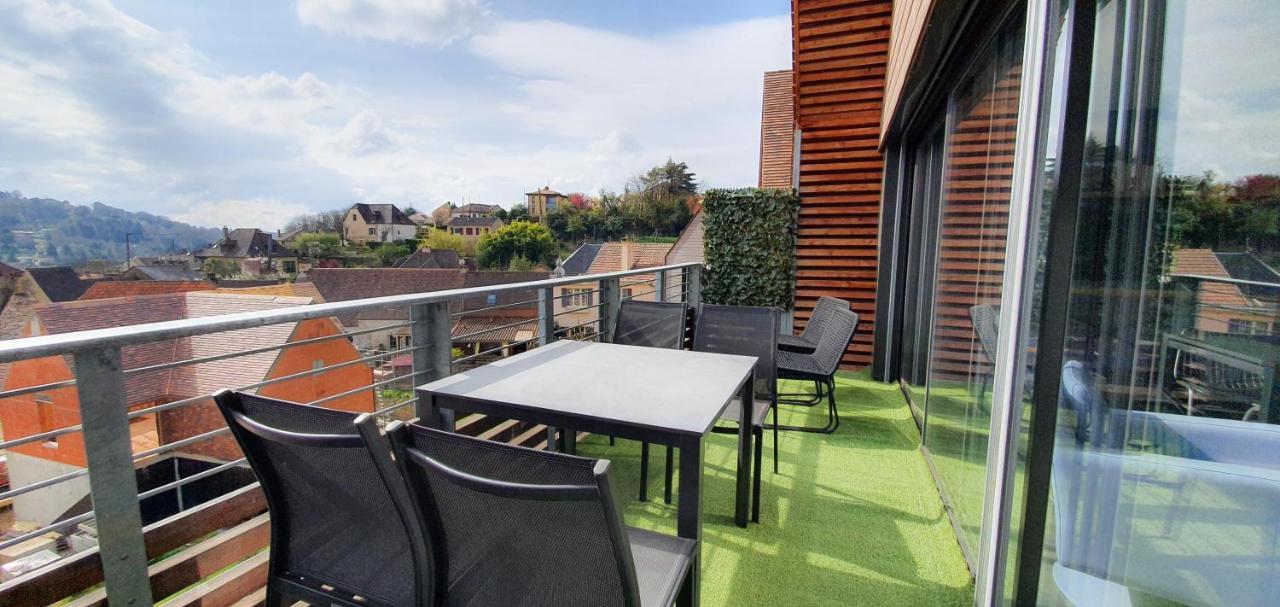 사흘라 라 카네다 Le Coin Cosy Avec Balcon Terrasse Parking Prive Et Linge De Lit Compris 아파트 외부 사진